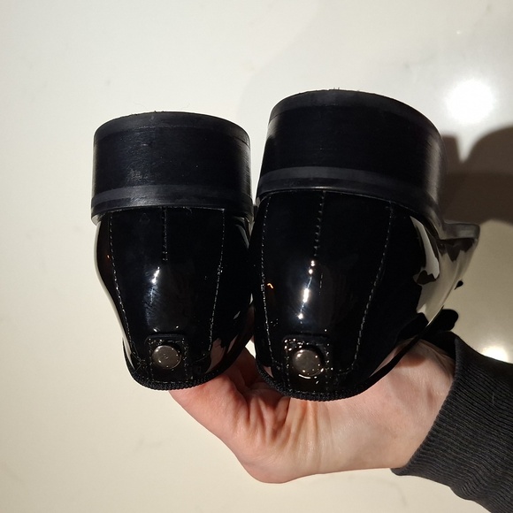 NWOT Brown's Couture "Tulip" Black Patent Loafers w/ Bow Detail (EU38/US7.5) - Picture 8 of 9